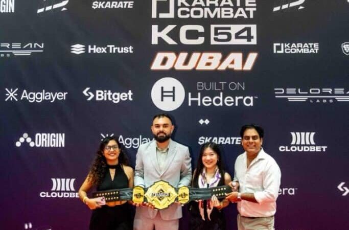 Bitget Delivers VIP Ringside Experience at Karate Combat KC54 During Token2049