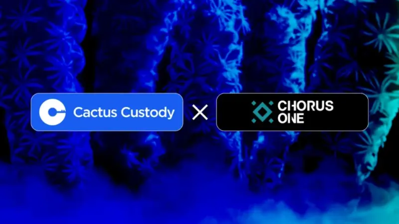 Cactus Custody and Chorus One Partner to Unlock the Future of Institutional Ethereum Staking 