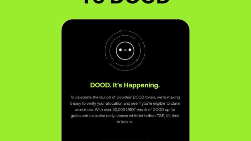 OKX Web3 Kicks Off DOOD IDO with $250 Cap per Whitelisted User – One Day Only!