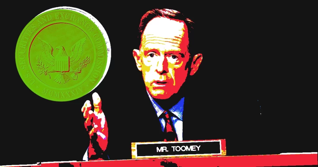 Pat Toomey: Major Crypto Regulation Bill Nearing Senate Vote