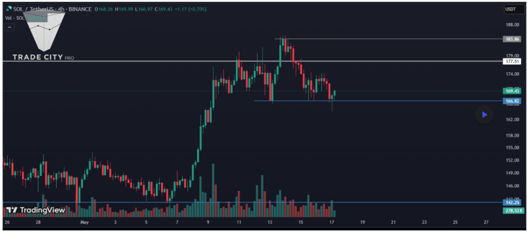 Solana Price Holds $166 Support After Rejection From $183 – What Comes Next?