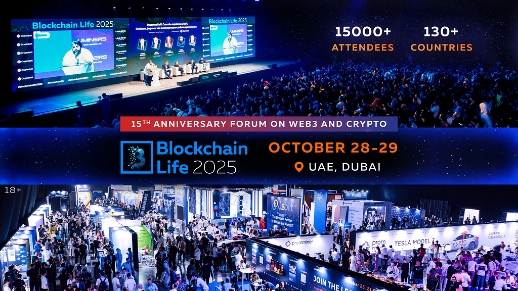 15th Blockchain Life Forum Returns to Dubai, October 28–29, Promising Unmatched Scale and Global…