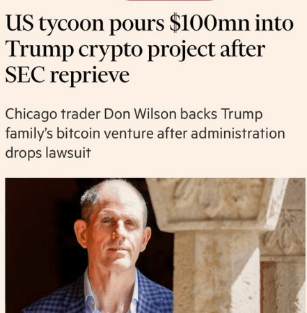 Billionaire Snaps Up $100 Million Of Trump Coin – Details