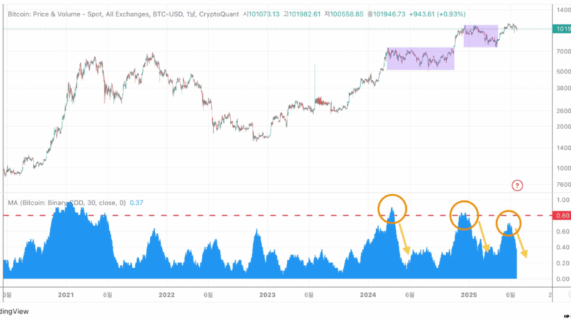Bitcoin Binary CDD Hints At Healthy Consolidation, Not A Top