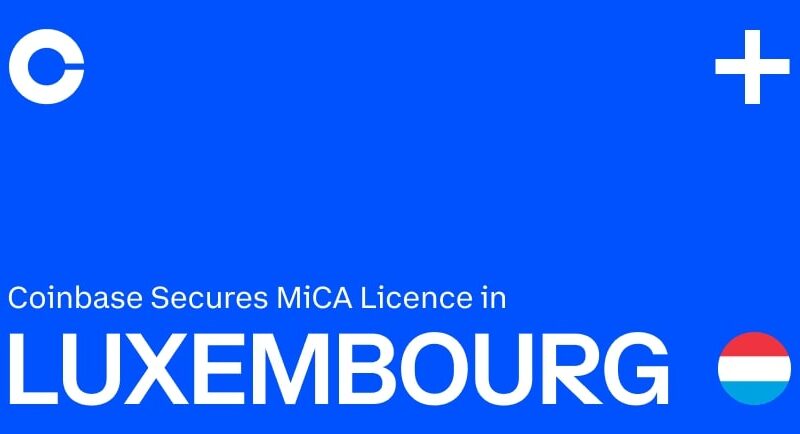 Coinbase Secures MiCA in Luxembourg, Opening Crypto Access to 450M Across Europe