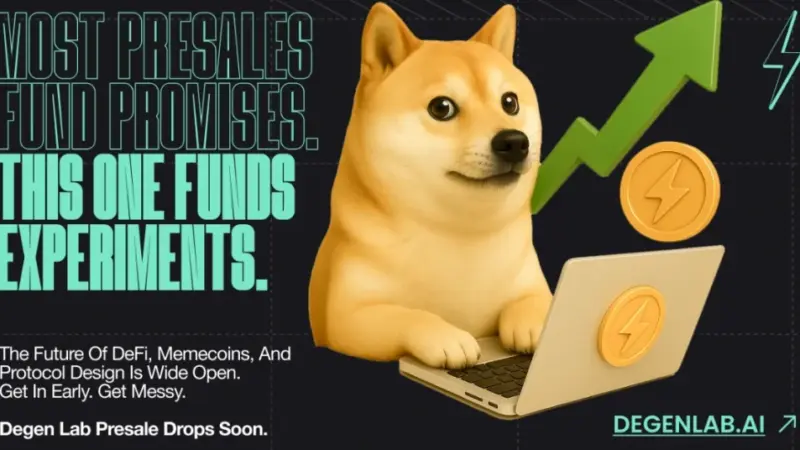 DegenLab Presale Launches Soon: The World’s First AI-Powered Meme Coin Generator & Social Mining Platform Opens Its Doors