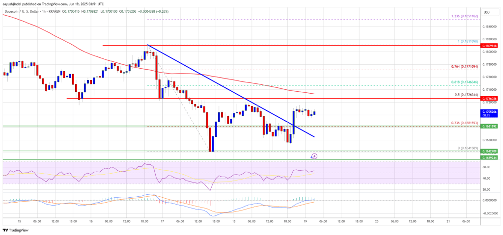 Dogecoin (DOGE) Struggles to Climb — Upside Moves Likely to Face Strong Resistance