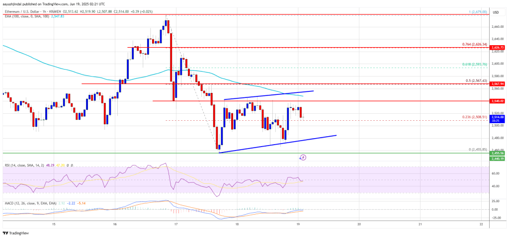 Ethereum Price Faces Downward Pressure — More Pain Before a Bounce?