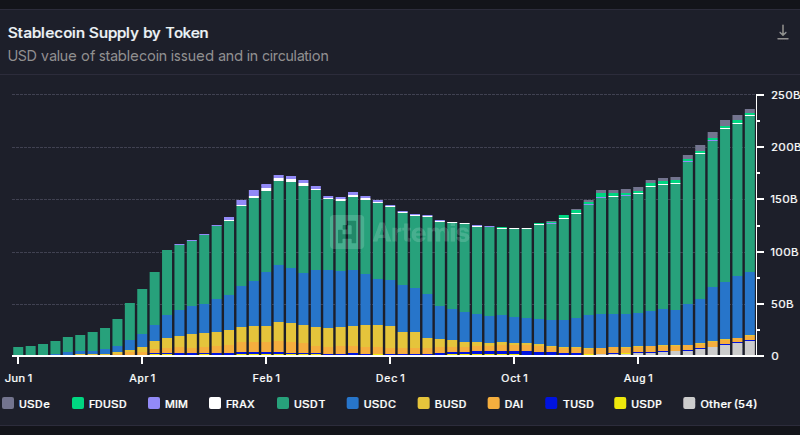 Stablecoins Ignite Record-Breaking May, Supply Jumps To $244B – Data
