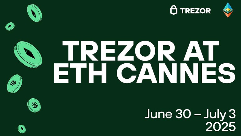 Trezor Joins ETH Community Conference Cannes 2025 as a Partner
