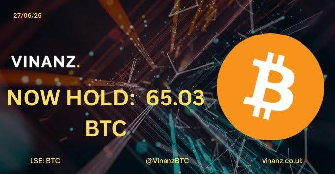 Vinanz Quietly Adds $631K in Bitcoin, Bringing Treasury to Over $6.3M—What’s Next?