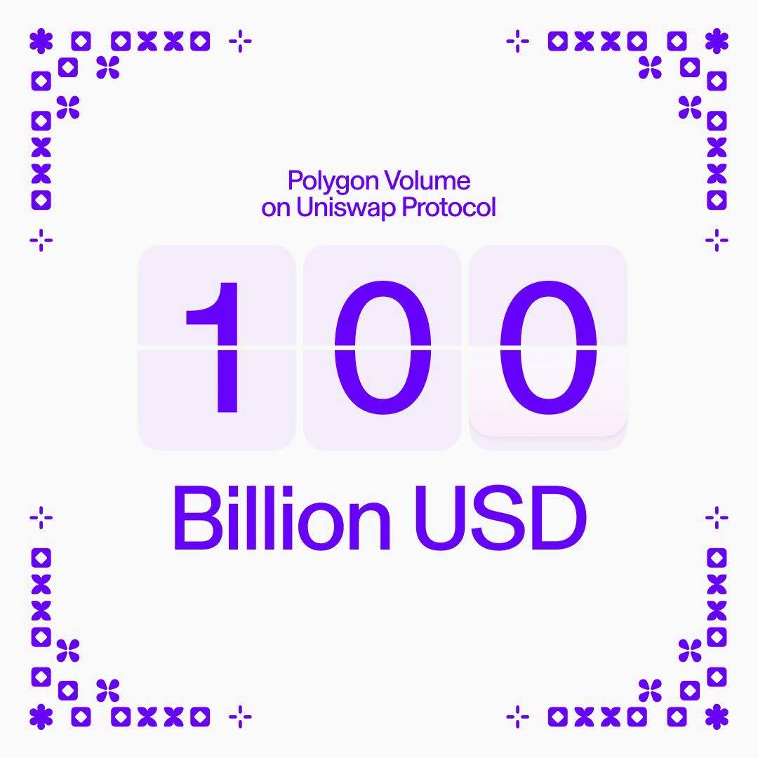 $100B Milestone Reached: Polygon Sets New Record on Uniswap, Signals DeFi Momentum
