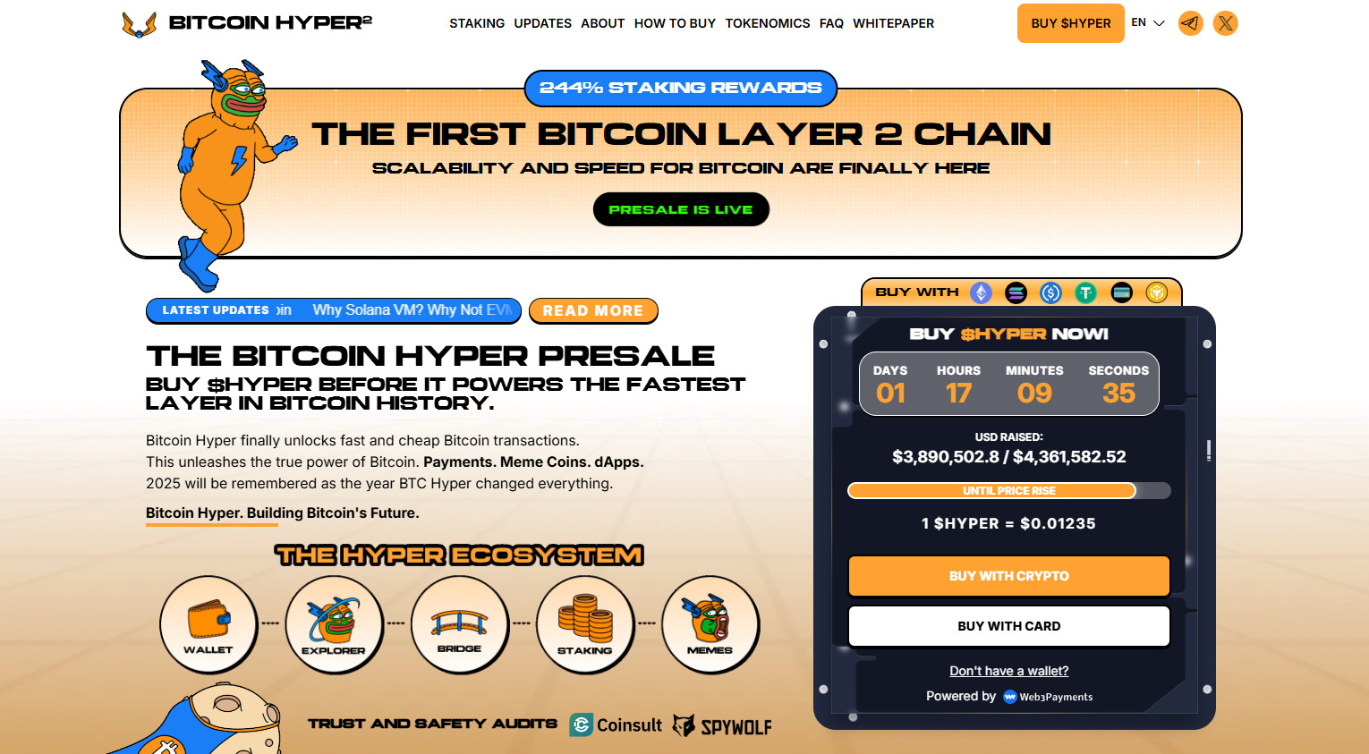 Bitcoin Hyper Reaches $4M Milestone — A Notable Token Presale This Season