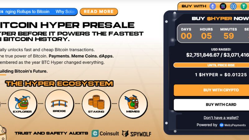 Bitcoin Surpasses $120K – Bitcoin Hyper Emerges as a Leading Crypto Presale Opportunity