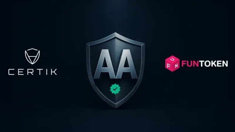 CertiK Validates FUNToken’s Smart Contract Strength With “AA” Upgrade