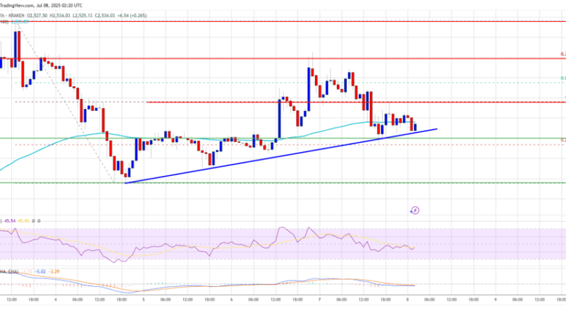 Ethereum Price Hits Support – Can It Launch a Fresh Move Higher?