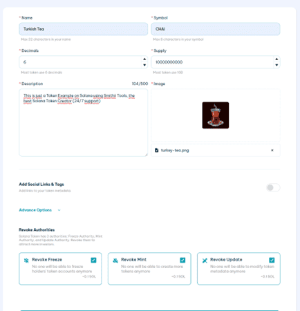 How to create a Solana Token in 5 Minutes Without Coding Using Smithii