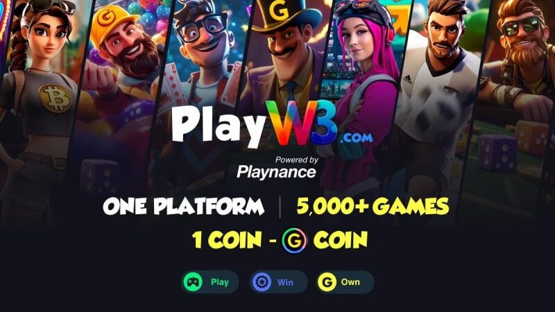 Playnance Launches PlayW3, a Fully On-Chain Web3 Social Gaming Platform Built on PlayBlock
