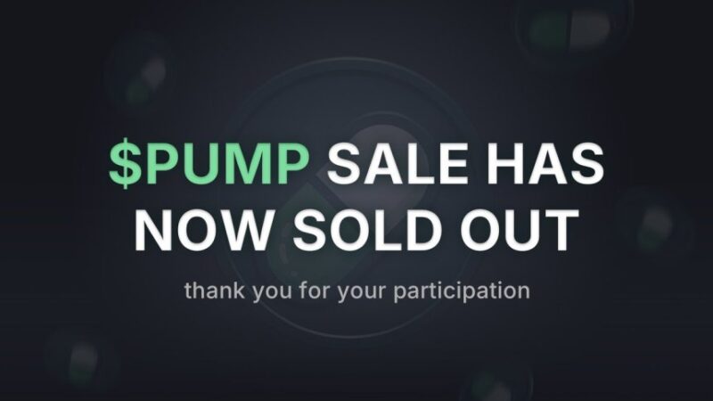 Pump.fun Public Sale Ends In 12 Minutes: Token Distribution Now Underway