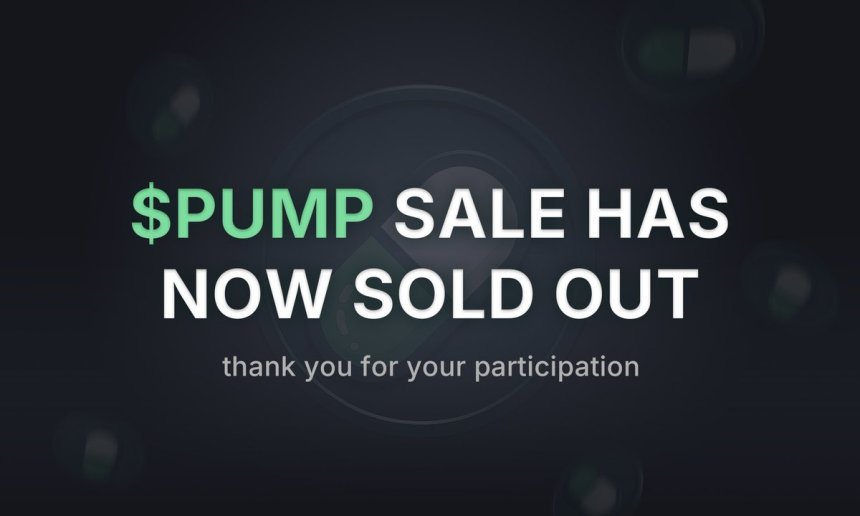 Pump.fun Public Sale Ends In 12 Minutes: Token Distribution Now Underway