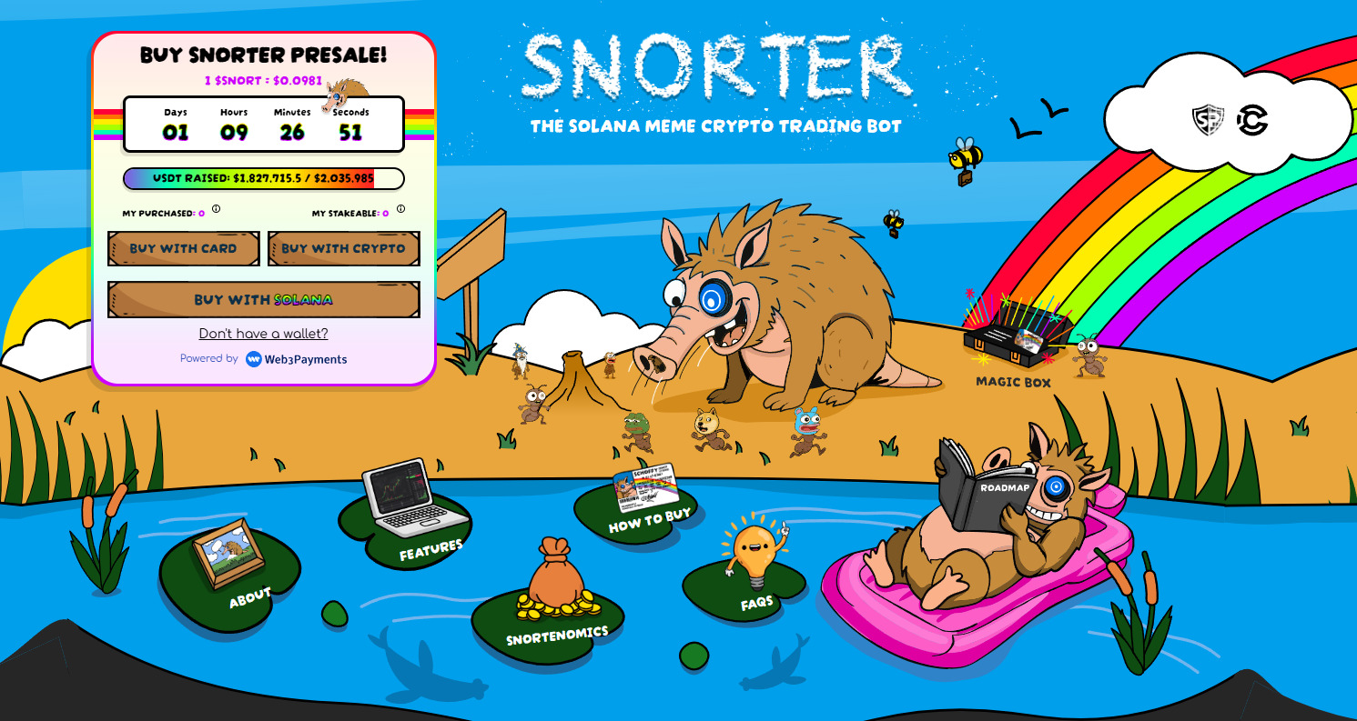 $SNORT: A Crypto Coin Targeting Beginner Investors with Early Interest