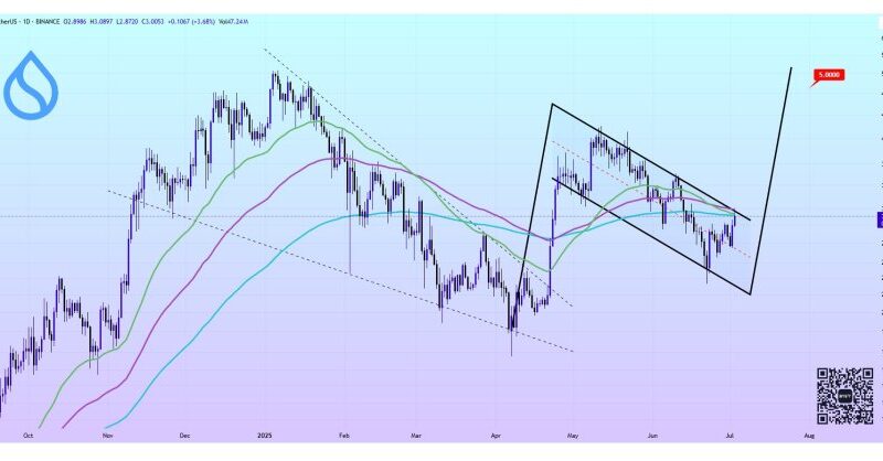 SUI Prepares For Bullish Flag Breakout Amid $3 Reclaim – Analyst Doubles The Target