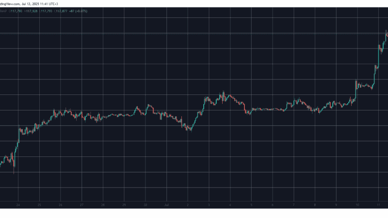 XLM Explodes by 22% Followed by XRP, BTC Price Calms at $118K: Weekend Watch