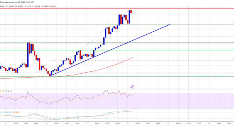 XRP Price Flashes Strength — Bulls Looking for Continuation