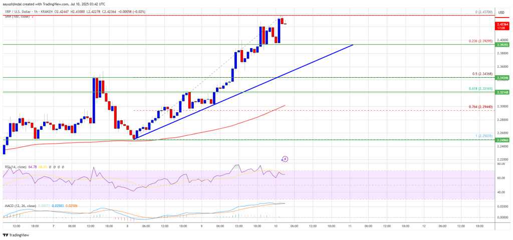 XRP Price Flashes Strength — Bulls Looking for Continuation