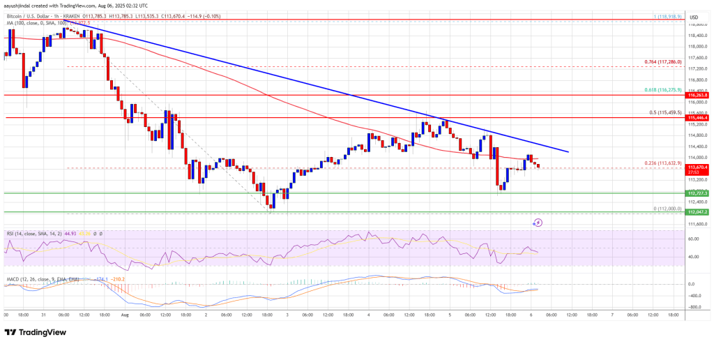Bitcoin Price Wobbles Below Resistance – Could a Fresh Drop Follow?