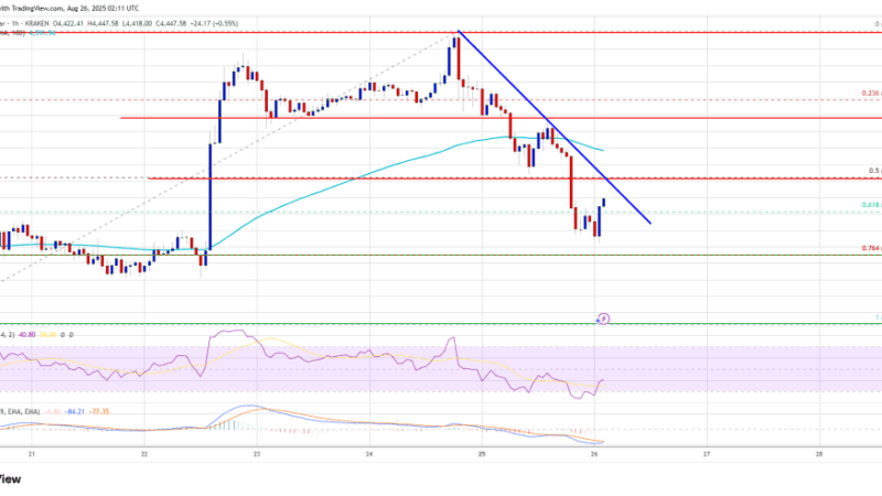 Ethereum Price Pulls Back Hard, Bitcoin Crash Fuels Bearish Wave