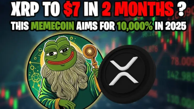Pepe’s Co-Founder’s New Memecoin Pepeto (PEPETO) Targets 10,000% Growth in 2025, While Ripple (XRP) Price Prediction Sees $7–$13