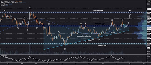 Solana Is Not Dead? This Upper Boundary Retest Could Set The Stage For $268