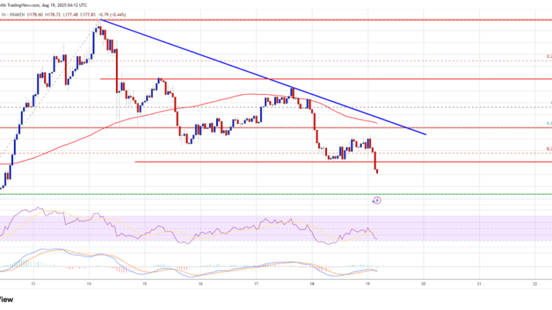 Solana (SOL) Falls Below Support, Will Bears Extend the Decline?