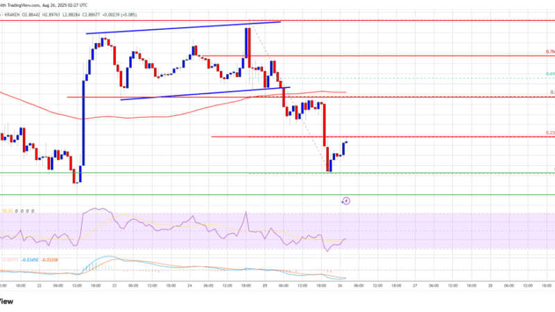 XRP Price Correction Deepens After Failed Attempt to Hold Gains