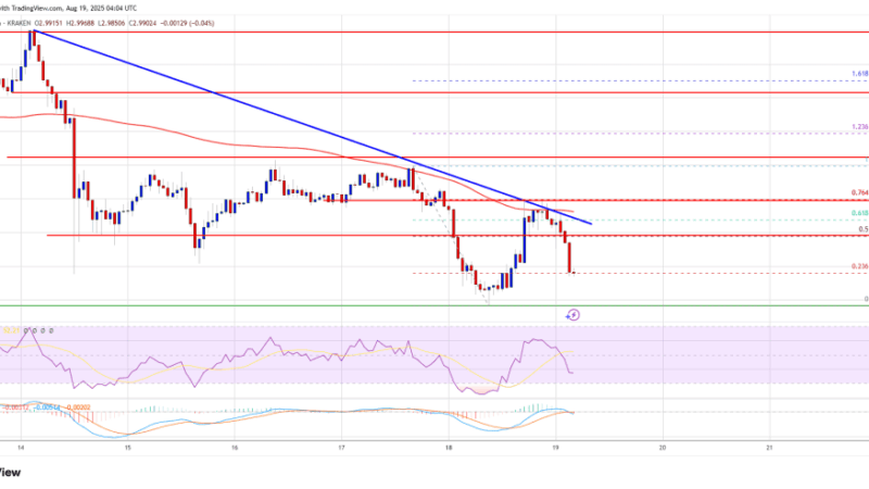 XRP Price Holding Weak Below $3.10, Bears Maintain Their Edge