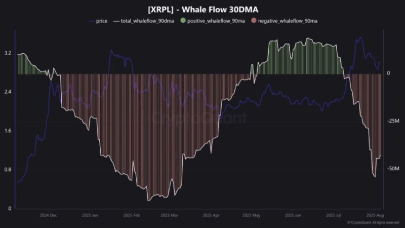 XRP Whale Activity Signals Warning: Distribution Pattern Resurfaces