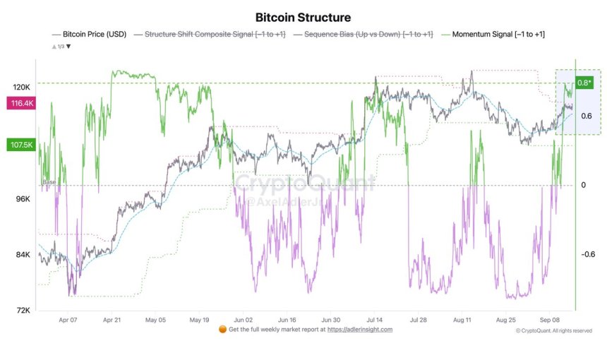 Bitcoin Consolidates Above $115K As Market Eyes Fed’s Sept 17 Policy Move