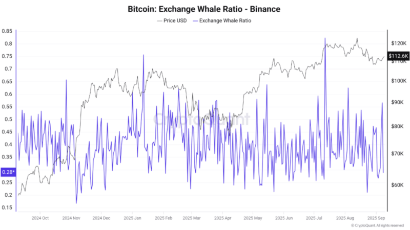 Bitcoin Holds $112,000 Support As Binance Whale Activity Cools Off – What’s Ahead?