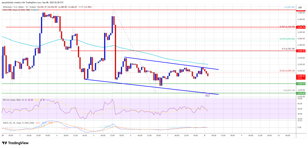 Ethereum Price Warning – Bulls Losing Grip as Downside Risks Build