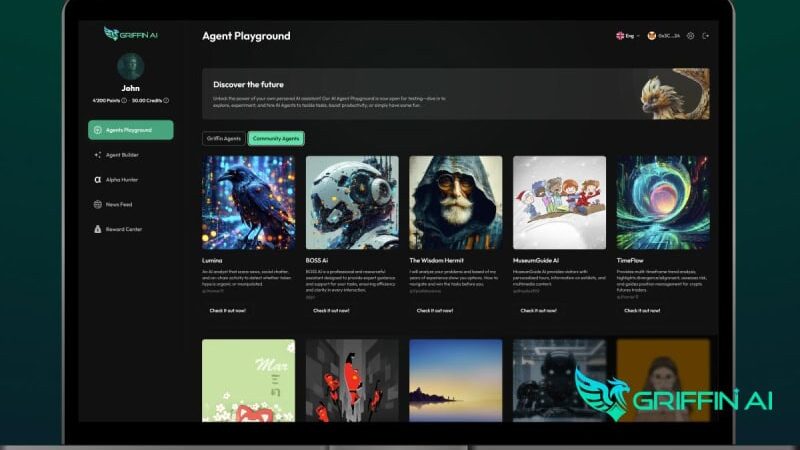 Griffin AI Officially Launches Agent Builder with 15,000+ Community-Built Agents