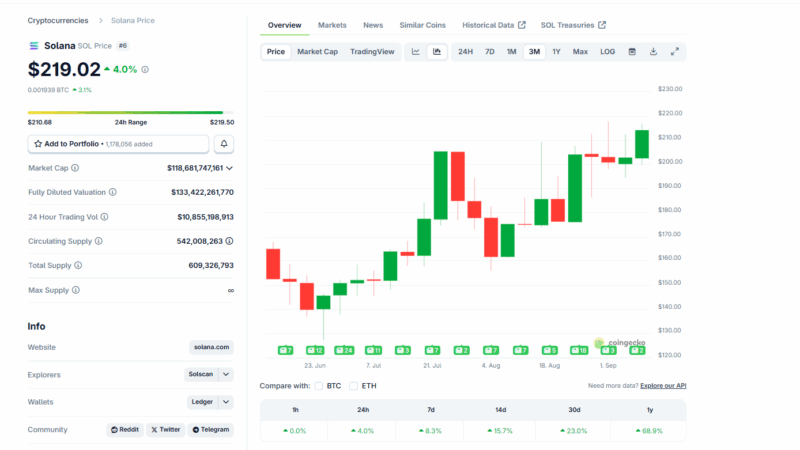 Is SOL USD Ready to Rip? $300 Incoming As Public Companies Raise Billions To Buy Solana
