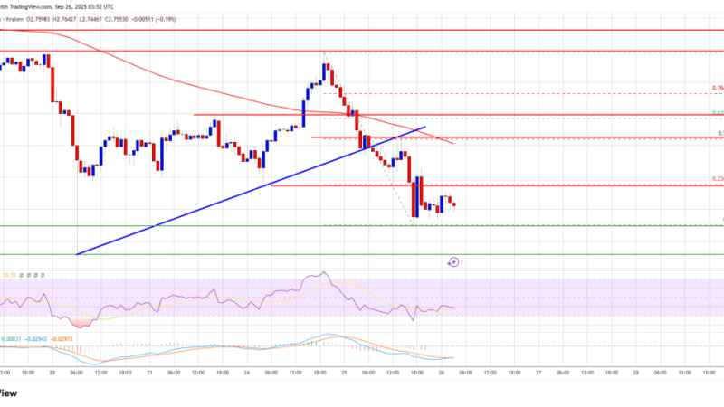 XRP Price Faces Pressure – Another Dip Raises Concerns Of Extended Decline
