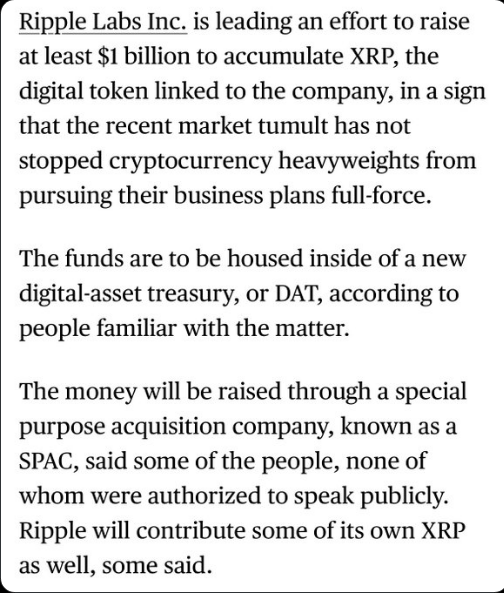 $1B XRP Treasury Move Could Redefine Altcoin’s Price Trajectory