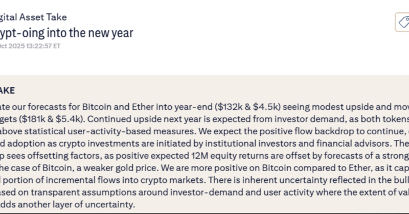 $231K Bitcoin? Citibank Issues Bold Short-Term Crypto Prediction
