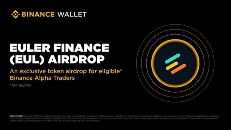 Binance Launches 51st HODLer Airdrop Featuring Euler (EUL), $27M Supply and Multi-Chain Listing Set