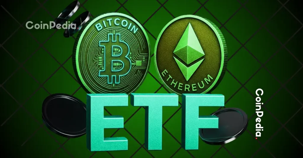 Crypto ETF News : Bitcoin Gains $90.6M While Ethereum Loses $93.6M