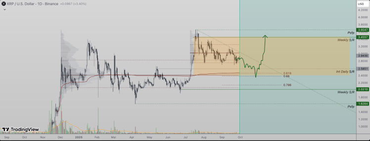 XRP Price Faces 25% Drawdown Risk, But This Technical Point Is Key