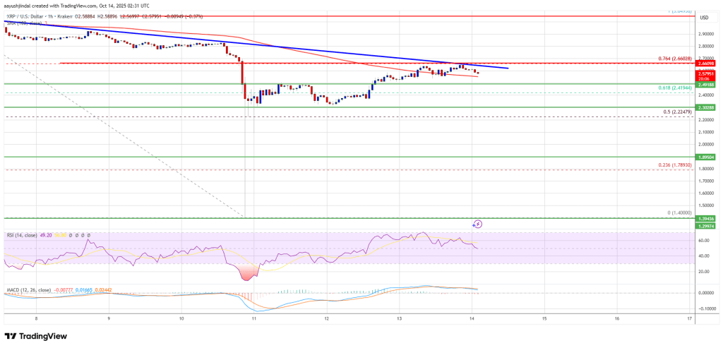 XRP Price Faces Wall – Recovery Hits Resistance As Market Momentum Fades Again
