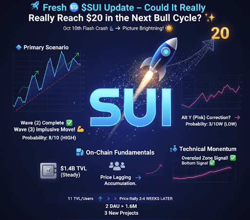 SUI Silent Comeback: The Underdog Preparing For A $20 Charge